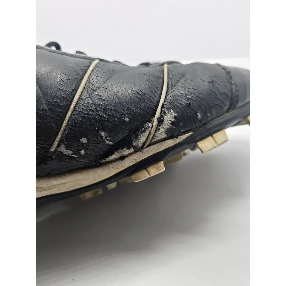 Vintage Air Jordan Jeter Molded Cleats Shoes Black & White 2005 Size 12‎